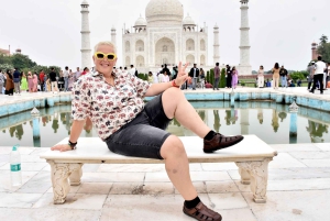 Deli: passeio privado ao amanhecer pelo Taj Mahal e Agra sem filas
