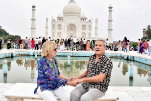 Deli: passeio privado ao amanhecer pelo Taj Mahal e Agra sem filas