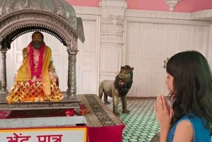 Delhi: Spirituelle Morgentour, Tempelbesichtigungen und Frühstück