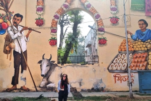 Delhi Street Art Tour : Explorez les peintures murales et visitez un puits d'escalier