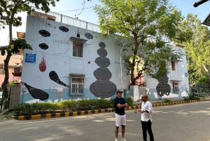 Delhi Street Art Tour : Explorez les peintures murales et visitez un puits d'escalier