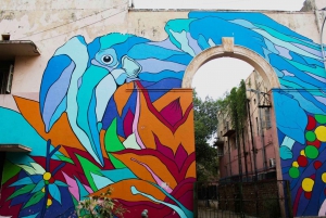 Tour de arte de rua em Délhi