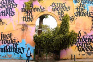 Tour de arte de rua em Délhi