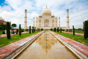 Delhi: Taj Mahal & Agra Tagestour mit dem Gatimaan Expresszug