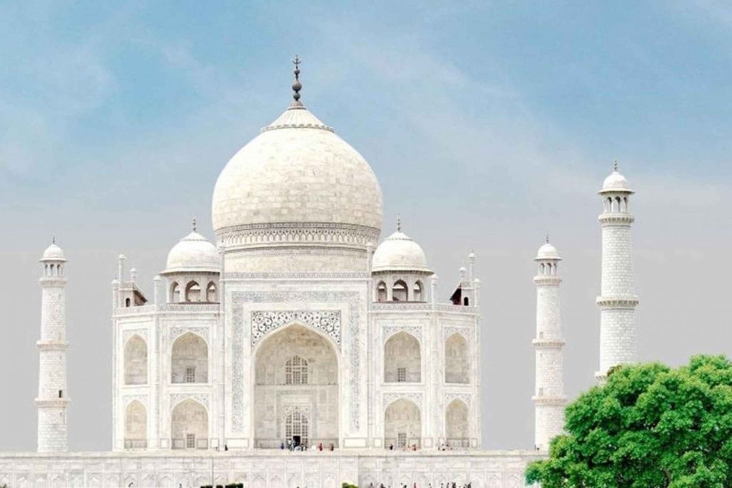 Fra Delhi: Taj Mahal og Agra Fort dagsudflugt med hurtigtog