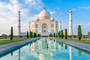 Delhistä: Taj Mahal ja Agran linnoitus päiväretki pikajunalla