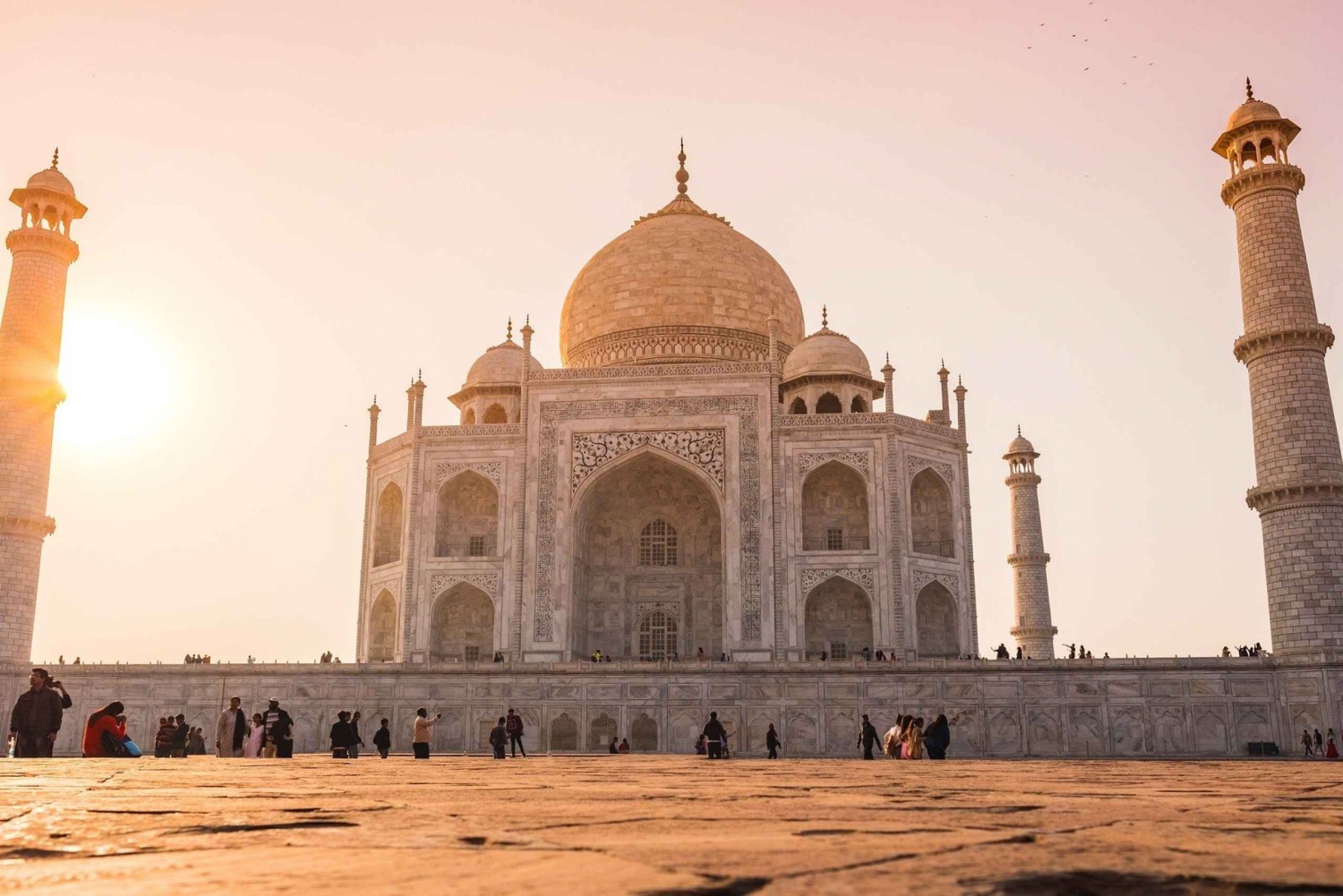 Delhi : excursion privée d'une journée au Taj Mahal et à Agra avec prise en charge à l'hôtel