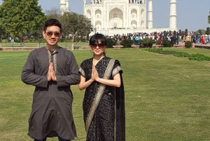 Delhi: Taj Mahal solopgangstur med bevarelse af vilde elefanter