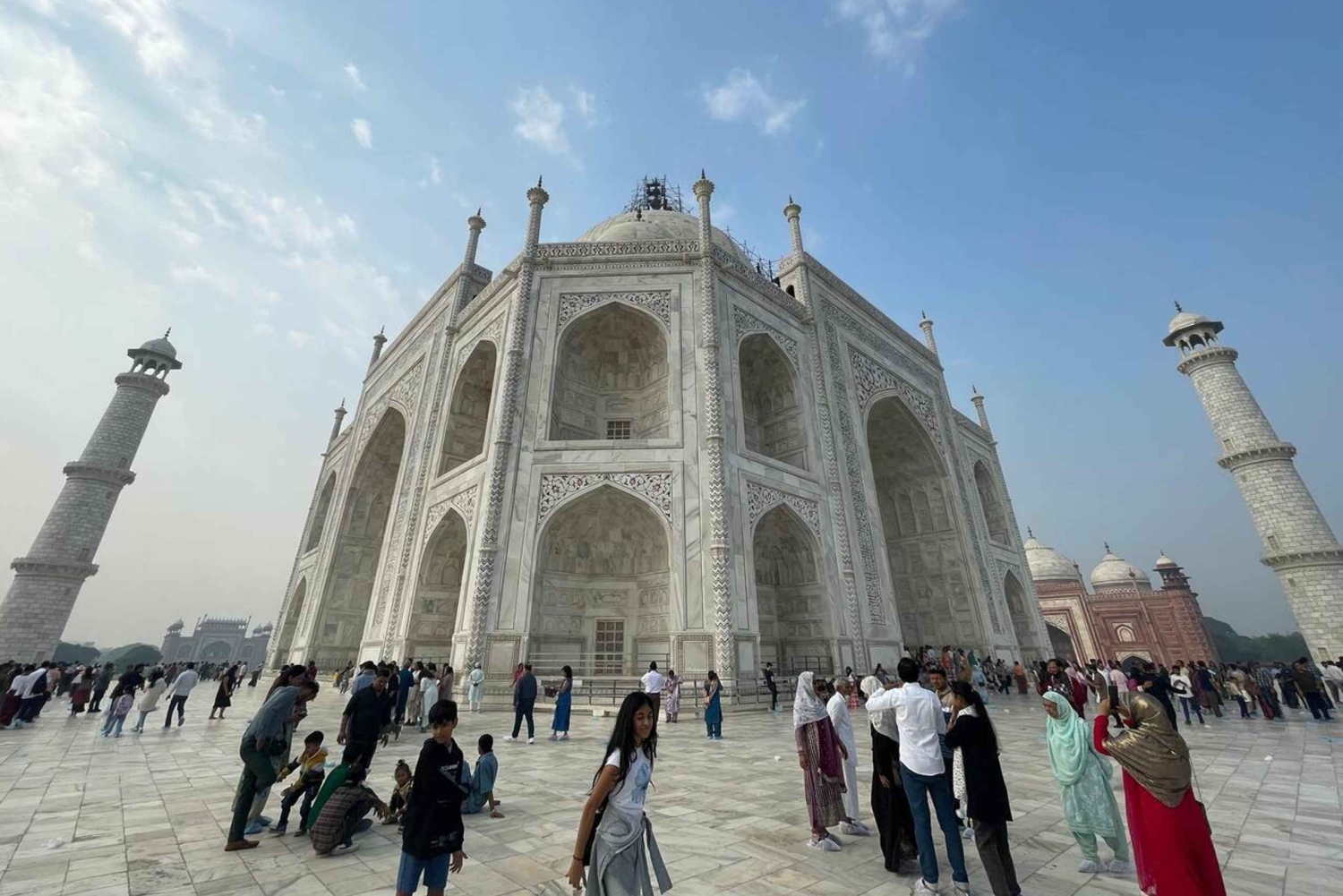 Delhi a Taj Mahal y fuerte + almuerzo y fotógrafo