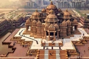 Delhi: privé-stadstour van een halve dag met toegangsbewijzen