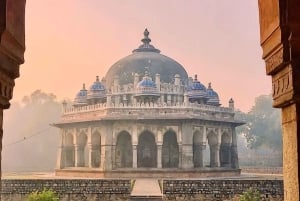 Delhi: privé-stadstour van een halve dag met toegangsbewijzen