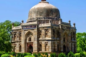 Delhi: privé-stadstour van een halve dag met toegangsbewijzen