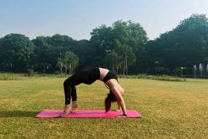 Delhi: Joga w ogrodzie Lodhi