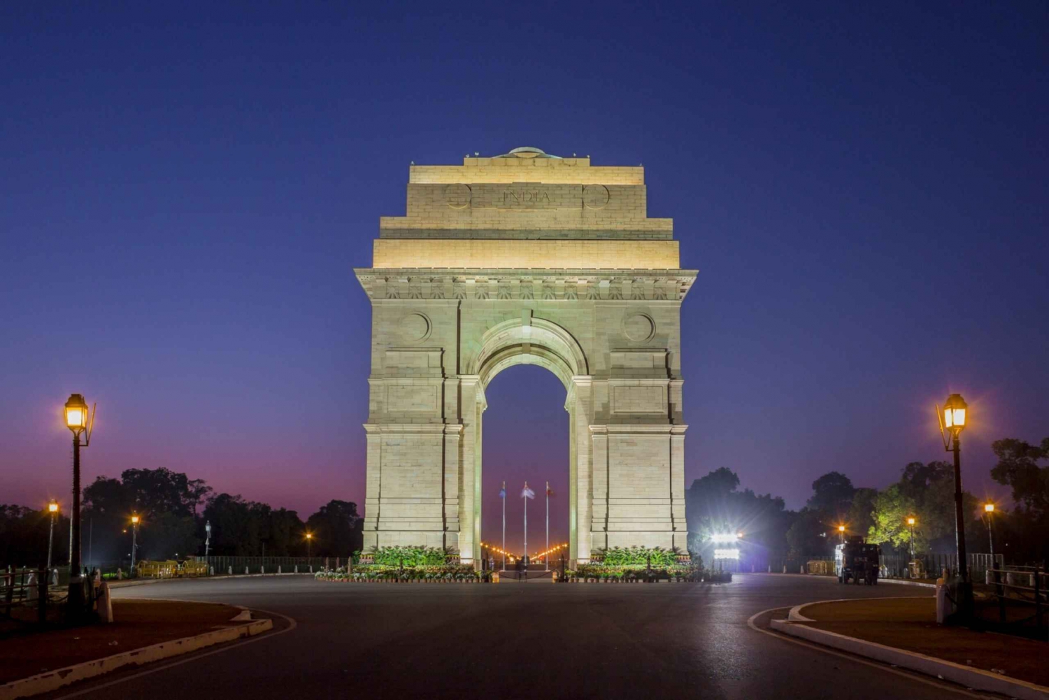 Delhi: Exklusive private Sightseeingtour durch Delhi am Abend