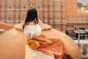 Da Agra: Tour privato di Jaipur in auto con possibilità di scendere a Delhi