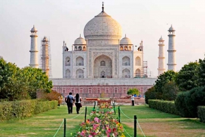 Van Delhi: tweedaagse privéreis naar Agra met Taj Mahal en fort van Agra