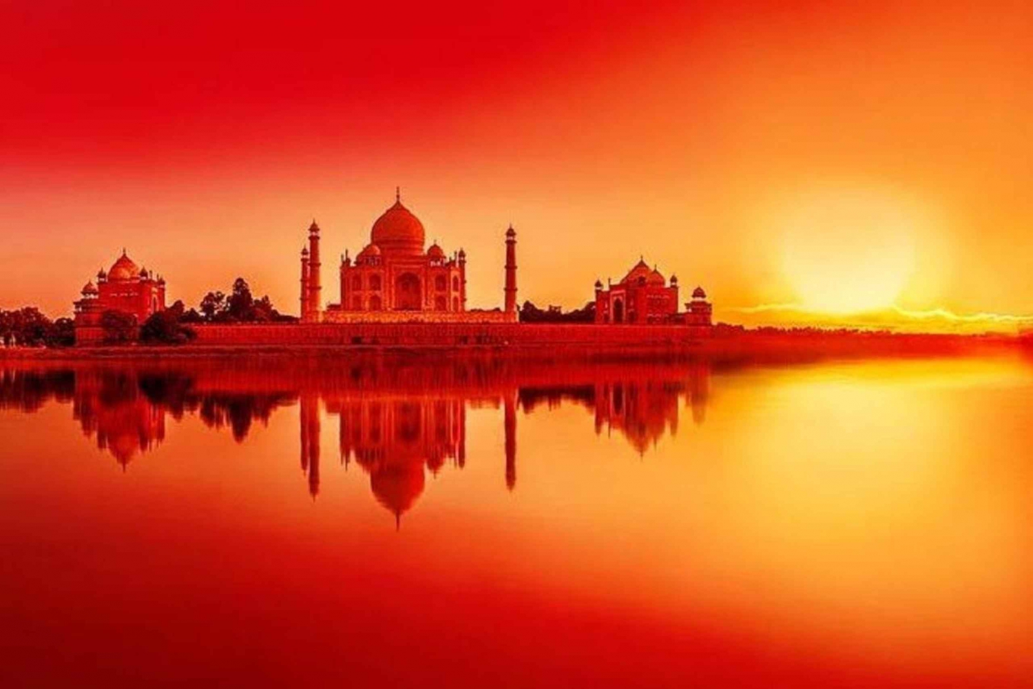 Från Delhi: 2-dagars privat rundtur till Agra och Jaipur med bil