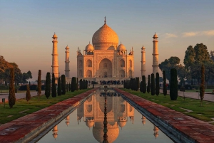 De Délhi: Viagem de 2 dias ao Taj Mahal e Agra com acomodação