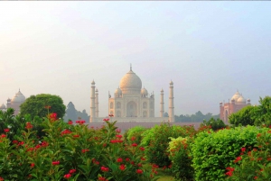 Au départ de Delhi : excursion de 2 jours au Taj Mahal et à Agra avec hébergement