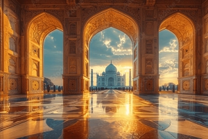 Depuis Delhi : visite de 2 jours du Taj Mahal, de Mathura et de Vrindavan