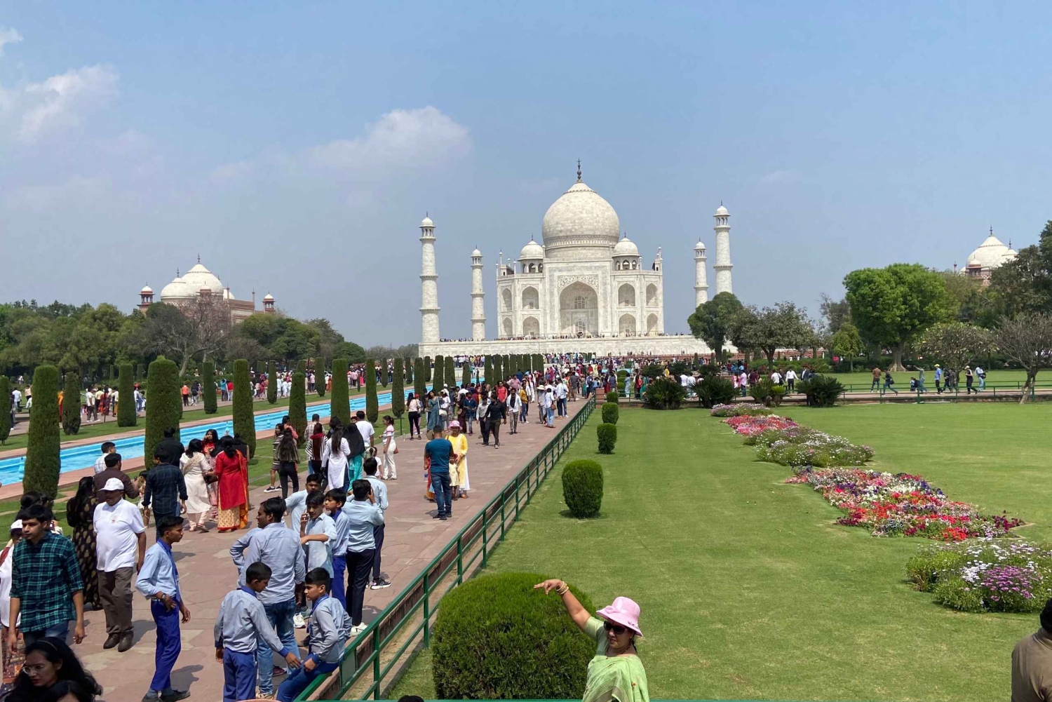 Fra Delhi: Dagstur til Agra med Gatimaan-toget med Taj Mahal