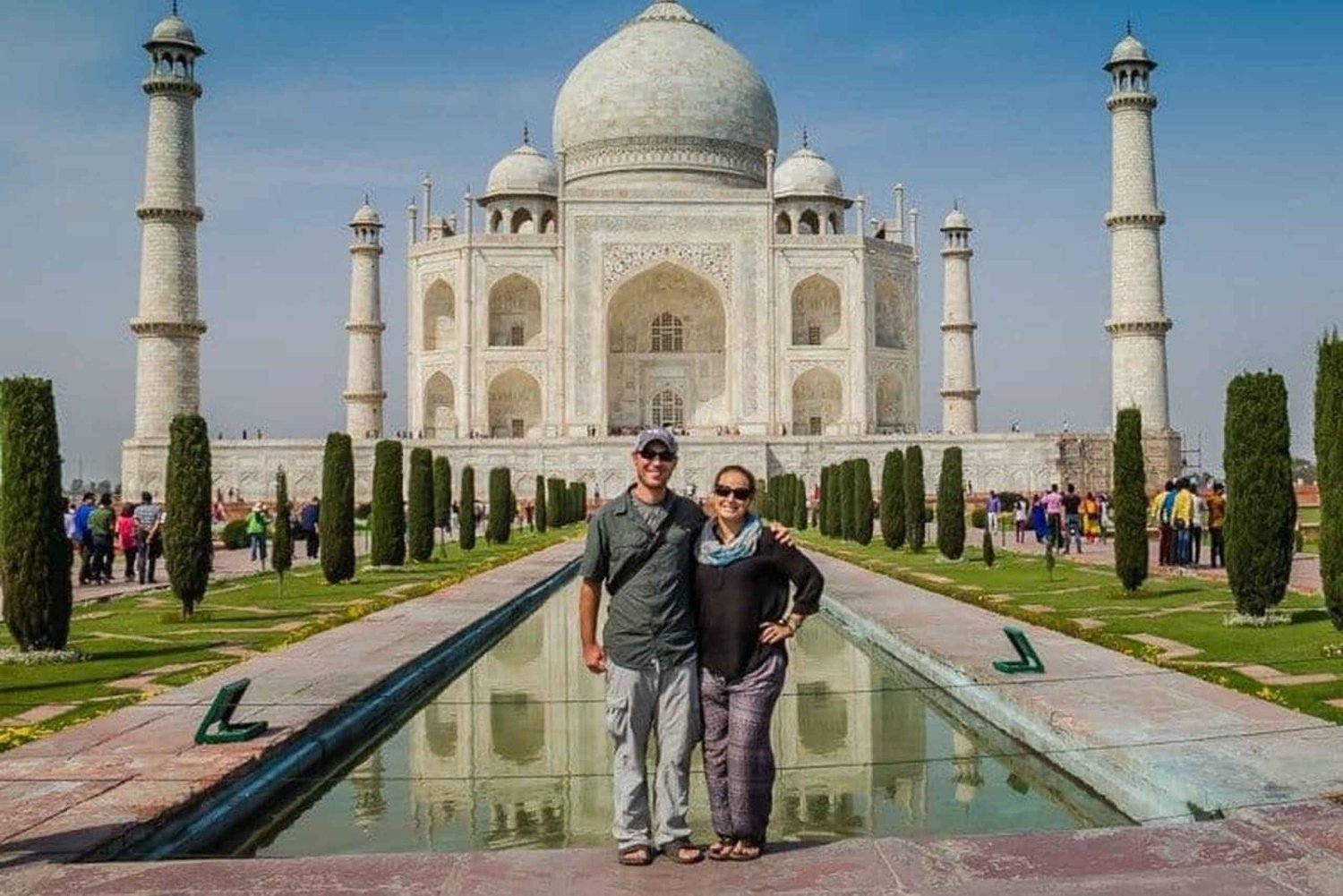 Von Delhi aus: Tagestour nach Agra mit Taj Mahal, Fort und Transfers