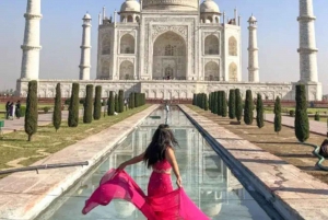 Depuis Delhi/Agra : Journée privée Taj Mahal et Agra