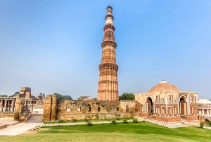 Vanaf de luchthaven van Delhi: begeleide stadstour door Delhi