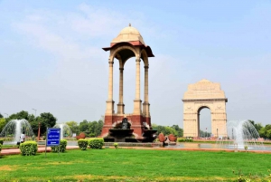 Vanaf de luchthaven van Delhi: begeleide stadstour door Delhi