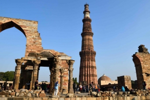 Vanaf de luchthaven van Delhi: begeleide stadstour door Delhi