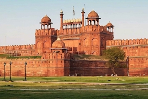 Vanaf de luchthaven van Delhi: begeleide stadstour door Delhi