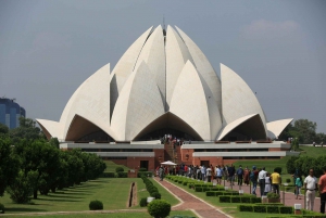 Depuis l'aéroport de Delhi : Visite guidée de l'ancienne et de la nouvelle Delhi pendant l'escale