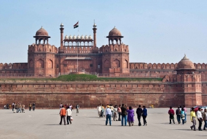 Depuis l'aéroport de Delhi : Visite guidée de l'ancienne et de la nouvelle Delhi pendant l'escale