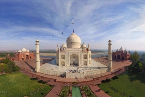 Depuis l'aéroport de Delhi : Excursion privée d'une journée au Taj Mahal et à Agra