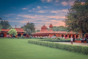 Vanaf luchthaven Delhi: Taj Mahal & Agra privé dagtrip met gids