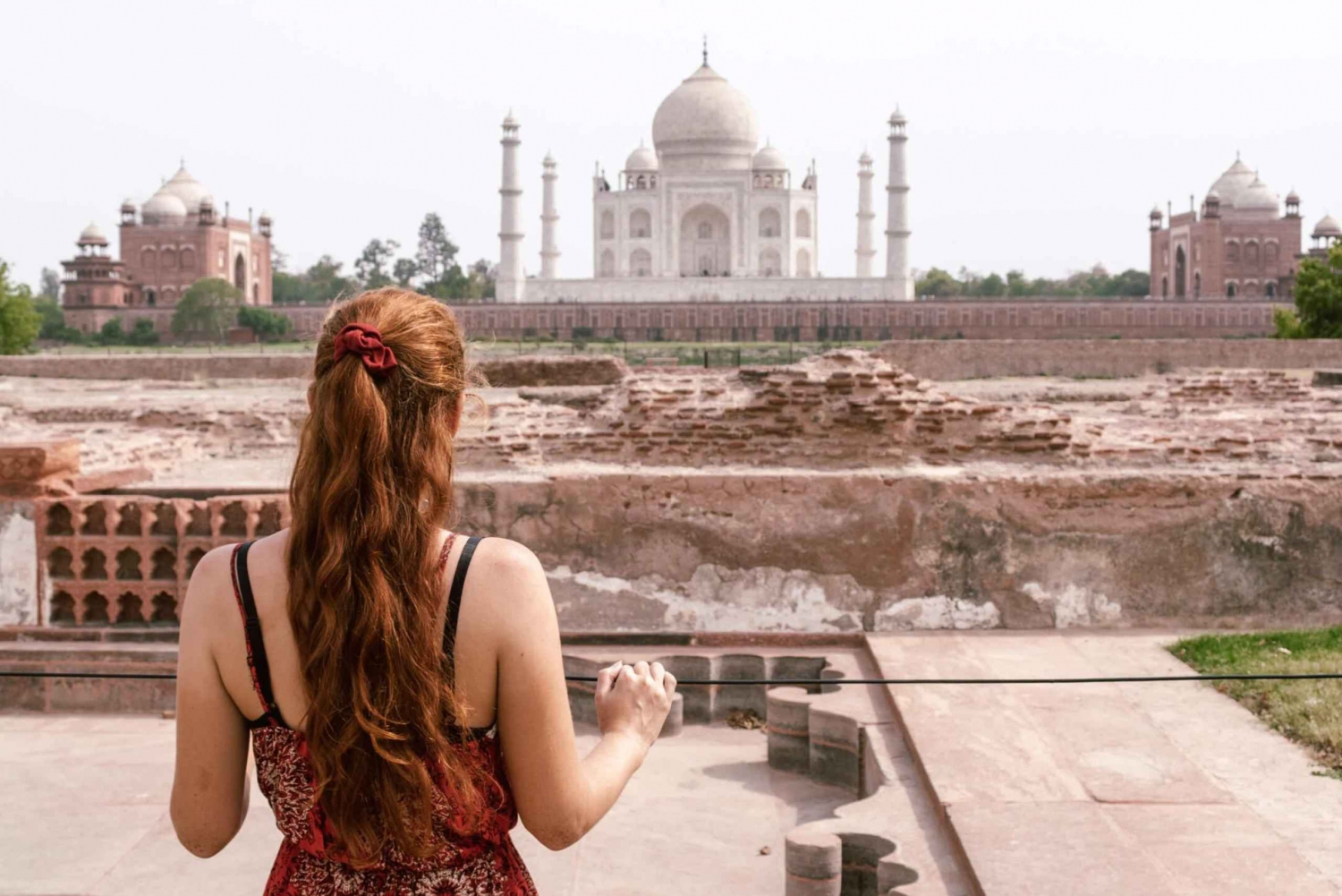 Z lotniska w Delhi: Taj Mahal i Agra Fort Wycieczka prywatna