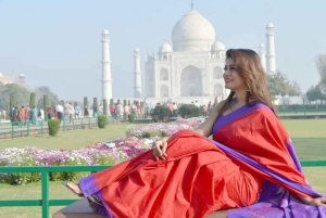 Fra Delhi: All-inclusive Taj Mahal dagsudflugt med hurtigtog