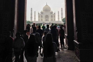 Z Delhi: Wycieczka All Inclusive Tajmahal i Agra szybkim pociągiem