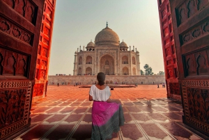 Desde Delhi: Taj Mahal, fuerte de Agra y mausoleo de Agra