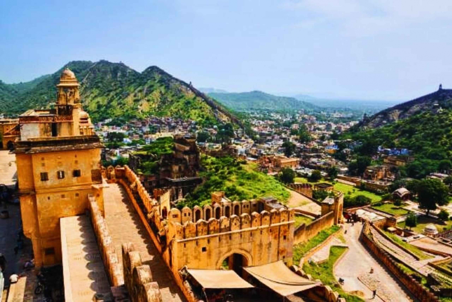 De Délhi: Passeio guiado pela cidade de Jaipur com embarque no hotel