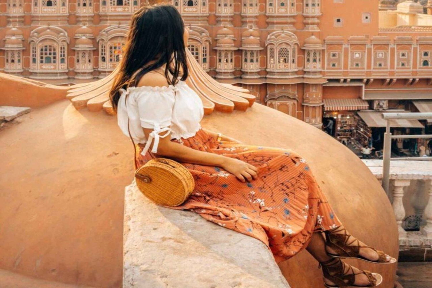 Från Delhi: Privat tur med bil till Jaipur med möjlighet att stanna i Agra