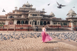 Från Delhi: Privat tur med bil till Jaipur med möjlighet att stanna i Agra