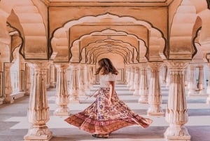 Från Delhi: Privat tur med bil till Jaipur med möjlighet att stanna i Agra