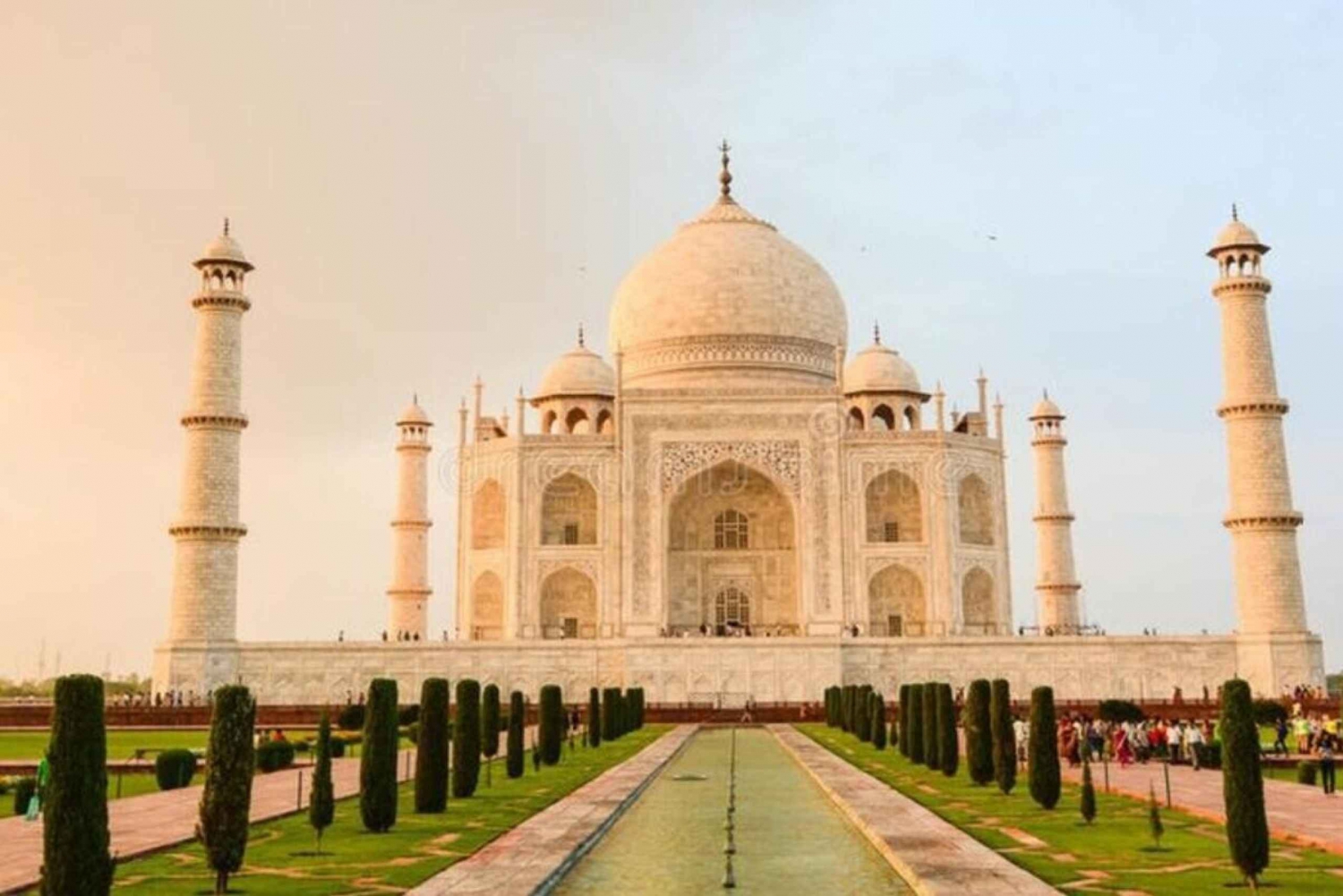 Da Delhi/jaipur:- Tour di un giorno del Taj Mahal e di Agra in auto