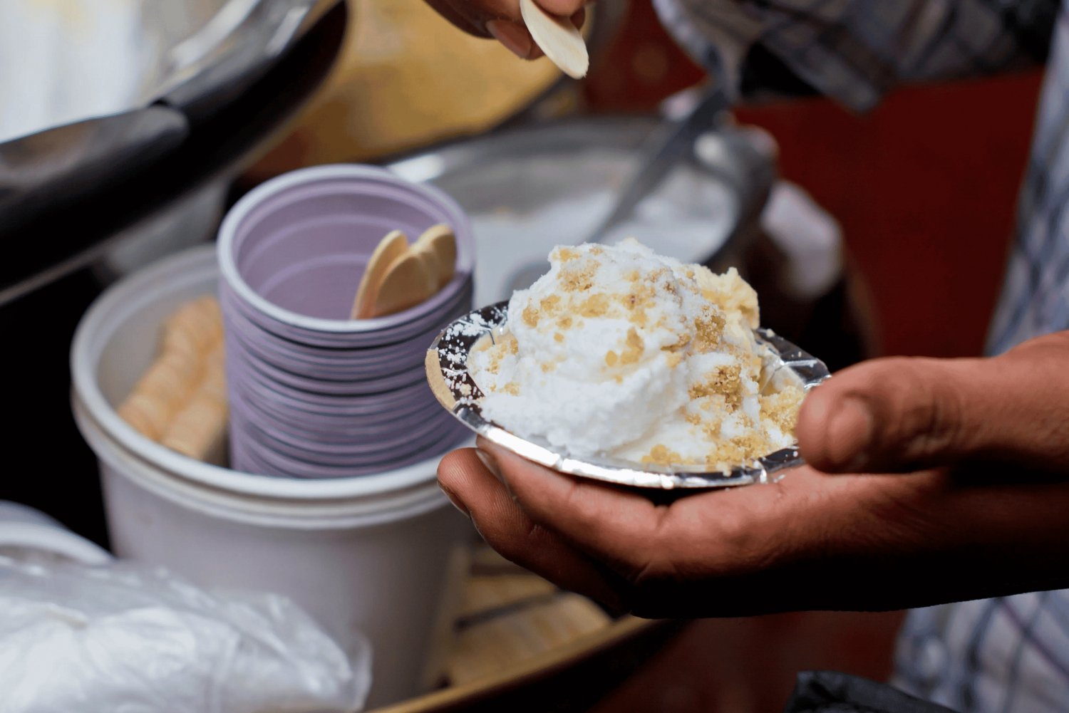 Fra Delhi: Old Delhi Food Tour med Heritage Walk