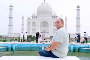 Från Delhi: Övernattningstur till Taj Mahal med supersnabbtåg