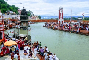 Z Delhi: Prywatna 2-dniowa wycieczka do Haridwar i Rishikesh