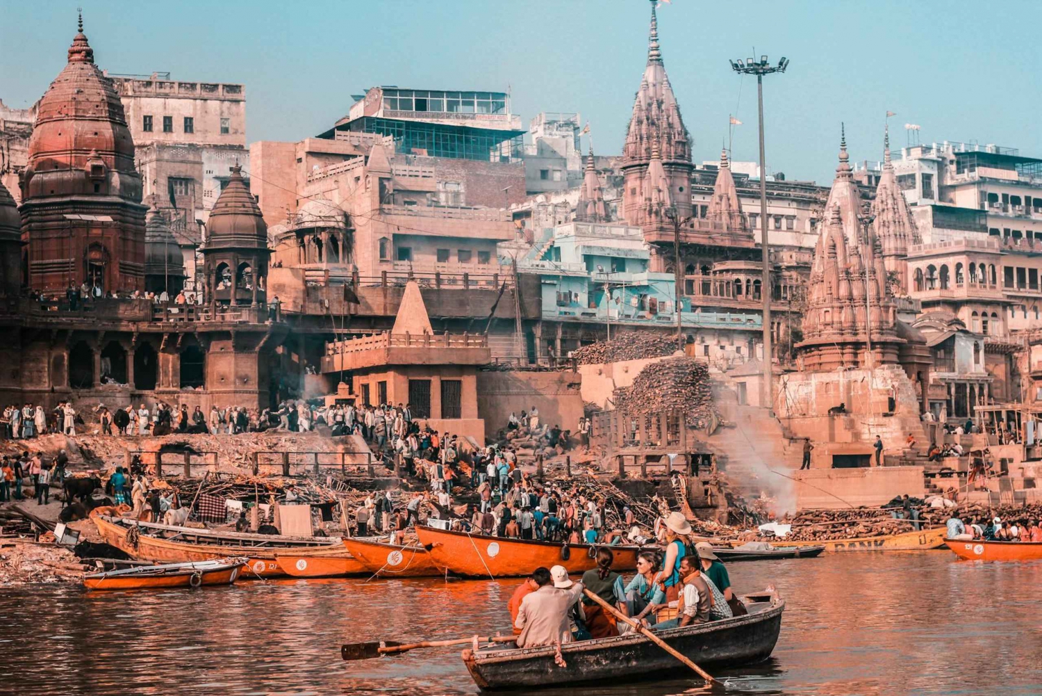 Ab Delhi: Private 6-tägige Golden Triangle Tour mit Varanasi