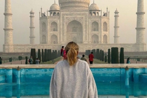 Depuis Delhi : Excursion privée d'une journée à Agra avec guide et transfert