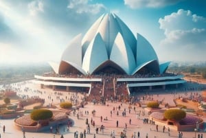 De Deli: passeio privado de um dia pela cidade de Deli antiga e nova